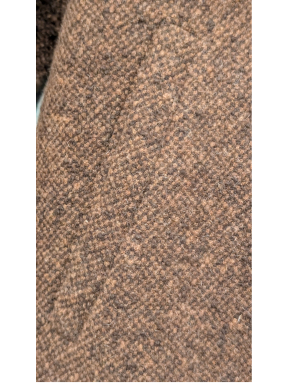 Vintage Cinzia Rocca Loro Piana Wool Angora Coat Brown Italy Sz 6 - Picture 4 of 15